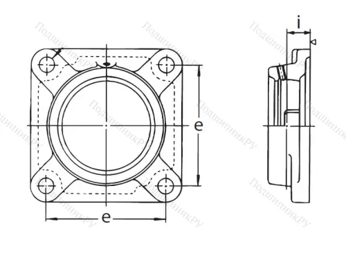 Подшипниковый корпус  F 208 (ASAHI) в Тюмени