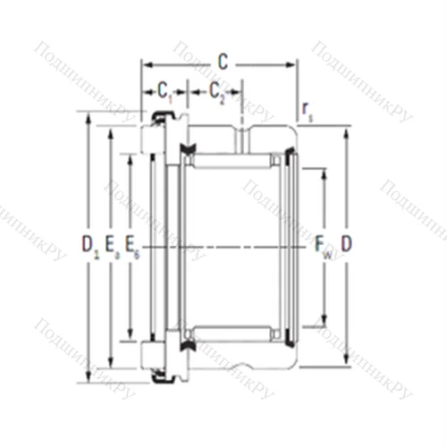 Подшипник комбинированный RAX 525