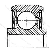Модификация подшипника 980065ЮУС21 размер 5x16x5,5/8 от производителя  ГПЗ-3