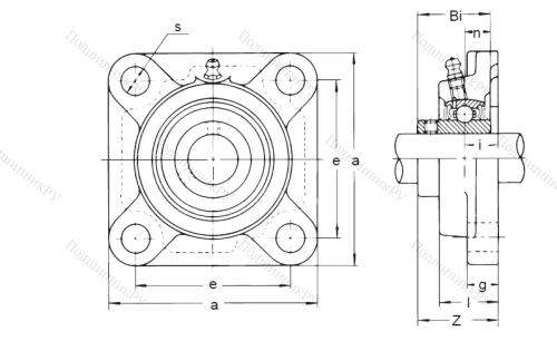 Подшипниковый узел UCF 314 в Тюмени