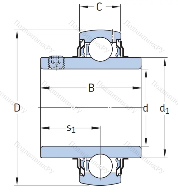 Корпусный подшипник YAR 206-104-2F 4L1PW7JKLE в Тюмени