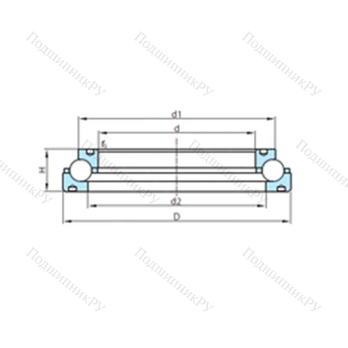 Подшипник шариковый радиально-упорный PSL 212-306