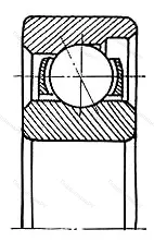 Подшипник  6003 (E 3) размер 3x16x5 от производителя  SKF Подшипник  6003 (E 3) размер 3x16x5 от производителя  SKF