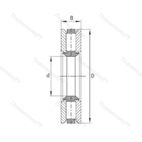 Подшипник роликовый упорный F-228656 от производителя  INA