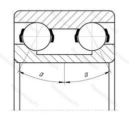 Модификация подшипника 3056303К1 размер 17x47x22,2
