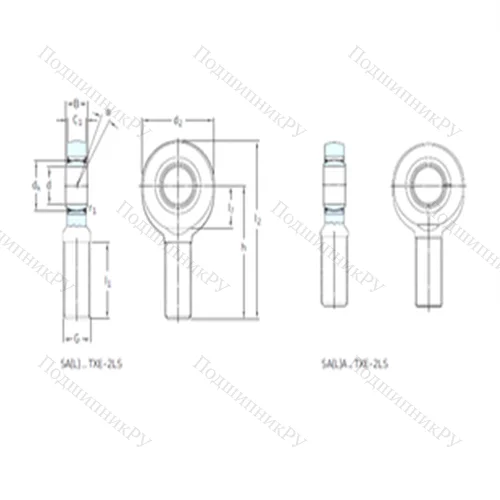 Подшипник скольжения сферический SALA 50TXE-2LS