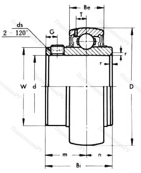 Подшипник UC 205 (480205) в Тюмени
