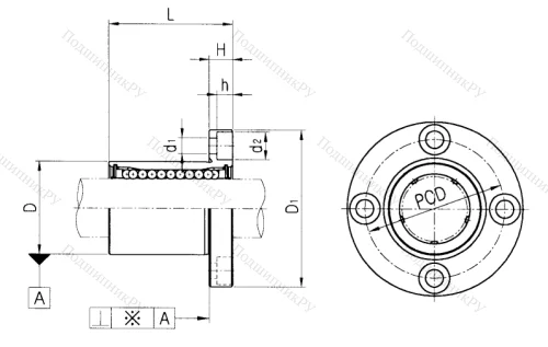 Подшипник LMF 10 UU в Тюмени