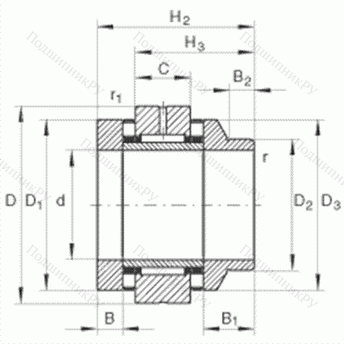 Подшипник комбинированный роликовый ZARN 70130-L-TV