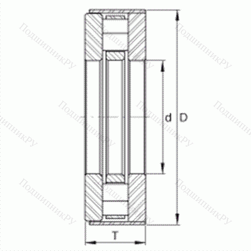 Подшипник роликовый упорный RCT 11 от производителя  INA Подшипник роликовый упорный RCT 11 от производителя  INA