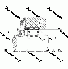 Подшипник N 228-E-M 1 в Тюмени Подшипник N 228-E-M 1 в Тюмени